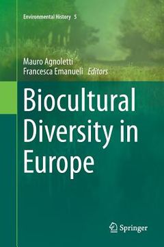 portada Biocultural Diversity in Europe (en Inglés)