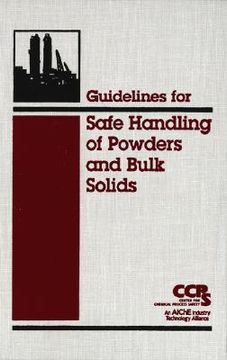 portada guidelines for safe handling of powders and bulk solids (en Inglés)