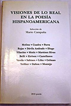 portada visiones de lo real en la poesia hispanoamericana