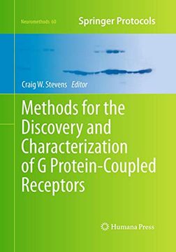 portada Methods for the Discovery and Characterization of g Protein-Coupled Receptors (Neuromethods, 60) (in English)