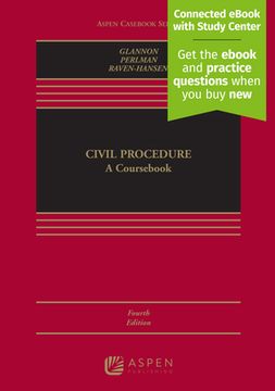 portada Civil Procedure: A Coursebook [Connected Ebook With Study Center] (Aspen Casebook) 