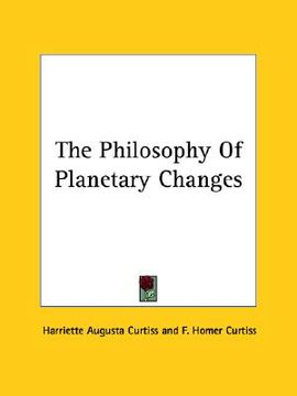 portada the philosophy of planetary changes (en Inglés)