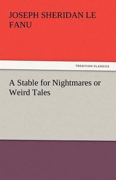 portada a stable for nightmares or weird tales (en Inglés)