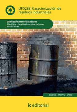 portada Caracterización de Residuos Industriales. Seag0108 - Gestión de Residuos Urbanos e Industriales