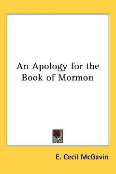 portada an apology for the book of mormon (en Inglés)