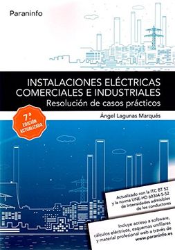 portada Instalaciones Eléctricas Comerciales e Industriales. Resolución de Casos Prácticos 7. ª Edición (in Spanish)