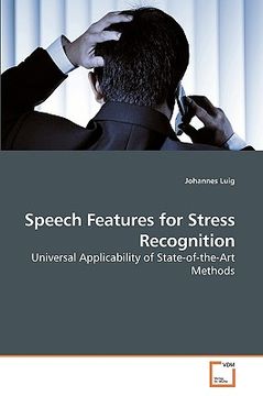 portada speech features for stress recognition (en Inglés)