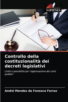 portada Controllo della costituzionalità dei decreti legislativi (in Italian)