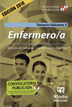 portada Enfermero/A. Temario. Volumen 5. Servicio de Salud de Castilla y Leon