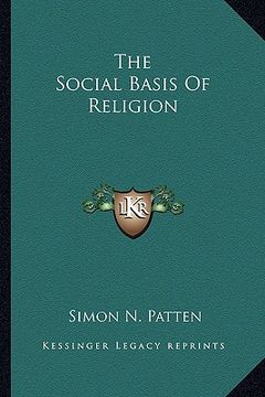 portada the social basis of religion (en Inglés)