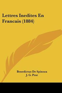 portada Lettres Inedites En Francais (1884) (en Francés)