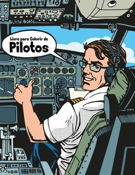 portada Livro para Colorir de Pilotos (en Portugués)