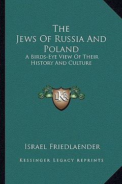 portada the jews of russia and poland: a birds-eye view of their history and culture (in English)