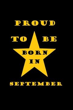 portada Proud to be born in september: birthday in september (en Inglés)