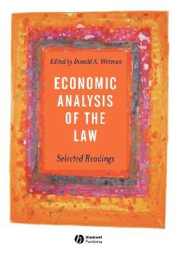 portada economic analysis of the law: selected readings (en Inglés)