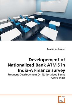portada developement of nationalized bank atm's in india-a finance survey (en Inglés)