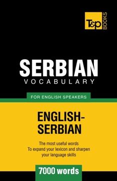 portada Serbian vocabulary for English speakers - 7000 words