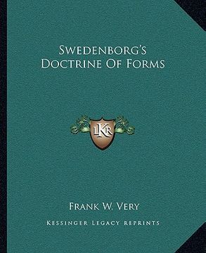 portada swedenborg's doctrine of forms (en Inglés)