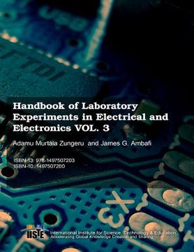 portada Handbook of Laboratory Experiments in Electrical and Electronics Vol.3 (in English)