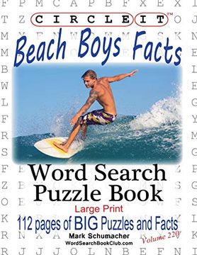 portada Circle it, Beach Boys Facts, Word Search, Puzzle Book 