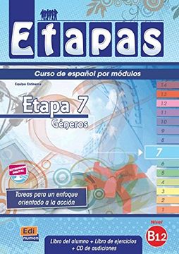 portada Etapas Level 7 Géneros - Libro del Alumno/Ejercicios + CD