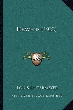 portada heavens (1922) (en Inglés)