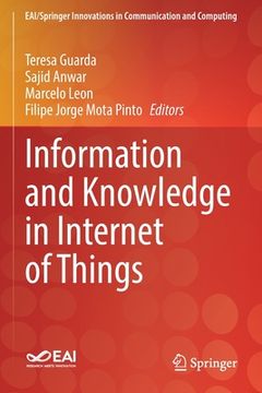 portada Information and Knowledge in Internet of Things (en Inglés)