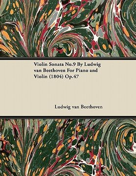 portada violin sonata no.9 by ludwig van beethoven for piano and violin (1804) op.47