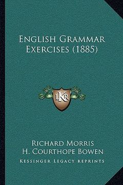 portada english grammar exercises (1885) (in English)