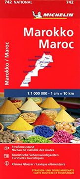 portada Michelin Nationalkarte Marokko 1: 1  000 000: Straßen- und Tourismuskarte