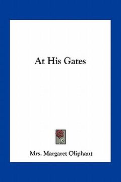 portada at his gates (en Inglés)