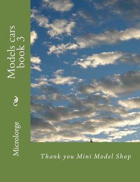 portada Models cars book 3: Thank you Mini Model Shop (en Inglés)
