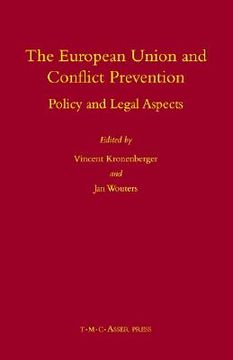 portada the european union and conflict prevention: policy and legal aspects (en Inglés)