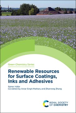 portada Renewable Resources for Surface Coatings, Inks and Adhesives (in English)