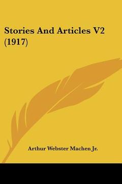 portada stories and articles v2 (1917) (en Inglés)