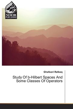 portada Study Of b-Hilbert Spaces And Some Classes Of Operators (en Inglés)