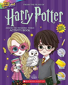 portada Around the Wizarding World Activity Book (Harry Potter: Foil Wonders) (in English)