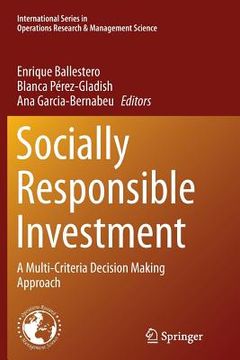 portada Socially Responsible Investment: A Multi-Criteria Decision Making Approach (en Inglés)