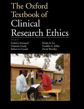 portada the oxford textbook of clinical research ethics