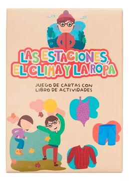 portada Las estaciones, el clima y la ropa - Cartas con libro de actividades (in Spanish)