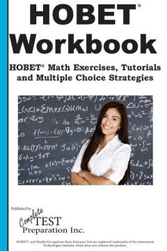 portada HOBET Math Workbook: HOBET(R) Math Exercises, Tutorials and Multiple Choice Strategies (en Inglés)