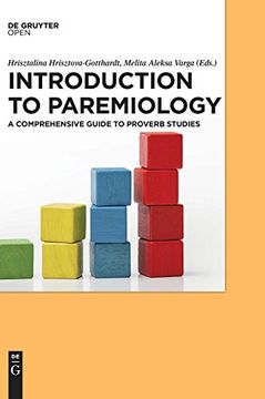 portada Introduction to Paremiology: A Comprehensive Guide to Proverb Studies (in English)