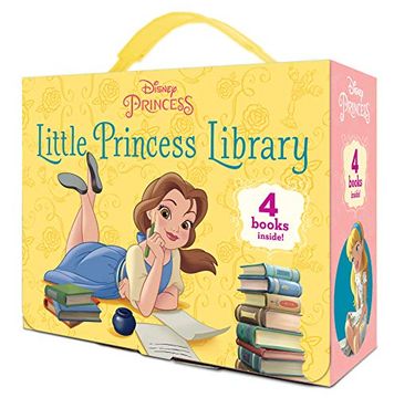 portada Little Princess Library (Disney Princess): Disney Cinderella; Disney the Little Mermaid; Disney Moana; Disney Beauty & the Beast (en Inglés)