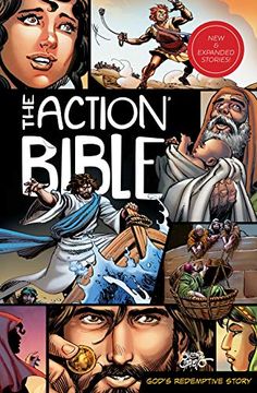 portada The Action Bible: God'S Redemptive Story (en Inglés)