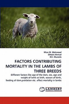 portada factors contributing mortality in the lambs of three breeds (en Inglés)