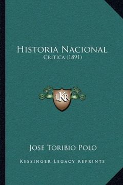 portada Historia Nacional: Critica (1891)