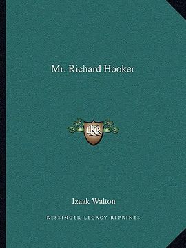 portada mr. richard hooker (in English)