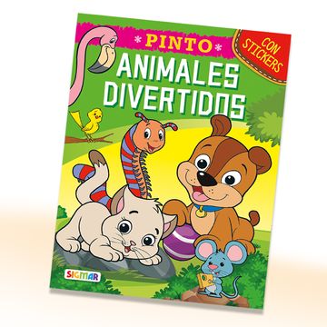 portada Animales Divertidos [Con Stickers]