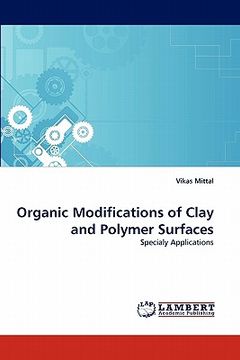 portada organic modifications of clay and polymer surfaces (in English)
