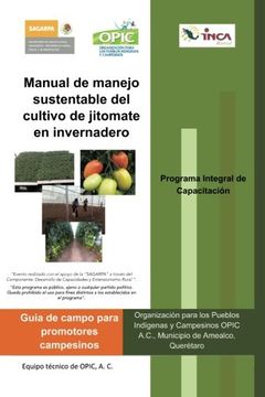 portada Manual de Manejo Sustentable del Cultivo de Jitomate en Invernadero
